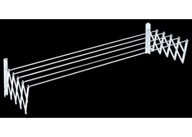 Tendedero extensible metálico blanco SECATOT de 200 cm para exterior