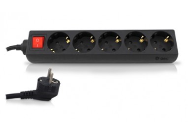 base-multiple-5-tomas-con-interruptor-15-m-negra