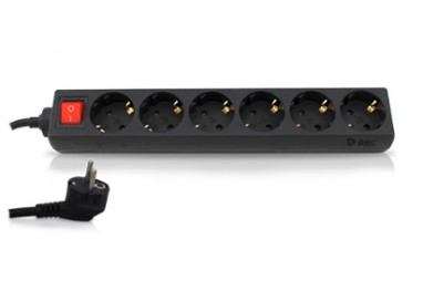 base-multiple-6-tomas-con-interruptor-15-m-negra