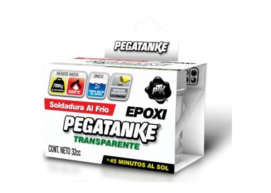 PEGATANKE - ADHESIVO EPOXI - TRANSPARENTE
