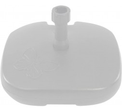 Base Sombrilla de Resina Color Blanco