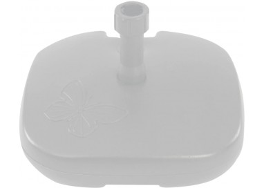 Base Sombrilla de Resina Color Blanco