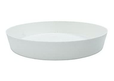 PLASTIKEN - PLATO MACETA REDONDO BLANCO 28CM