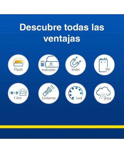 Goodyear Luz de Emergencia V16 para Coches - Homologada y Segura
