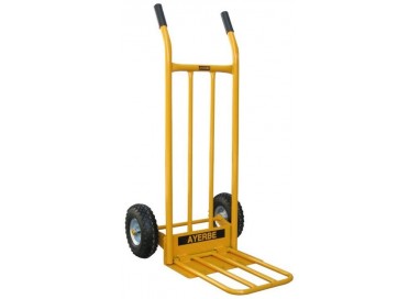 Carretilla de carga Ayerbe M86594 con pala abatible y rueda neumática