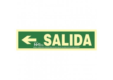 senal-luminiscente-salida-flecha-izquierda-pvc
