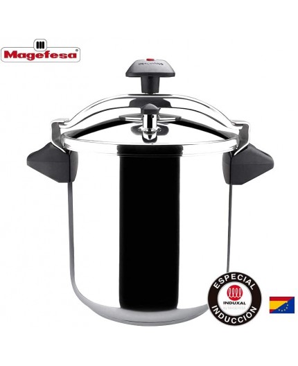 Magefesa Olla a Presión Inoxtar 6L – Acero Inoxidable para Inducción