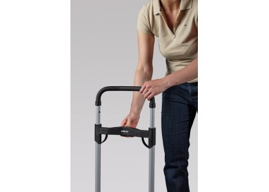 Empuñadura ergonómica de la carretilla plegable Wolfcraft TS 850.