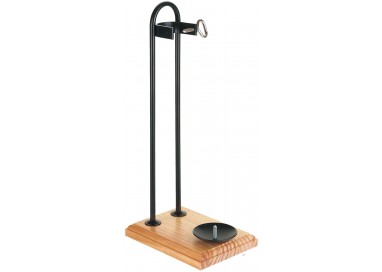 Jamonero Vertical Flores Cortés 17501 | Base Madera Negra