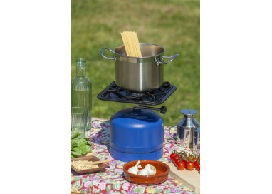 Fogón Butsir Pop Classic negro para botella azul 2-2,8 kg.