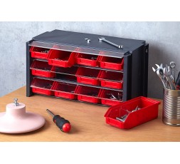 TAYG Estante Apilable con 12 Cajones - Gran Capacidad y Funcionalidad 2