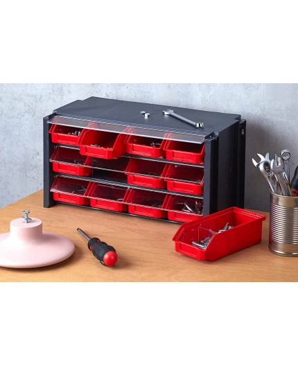 TAYG Estante Apilable con 12 Cajones - Gran Capacidad y Funcionalidad