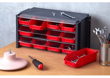 TAYG Estante Apilable con 12 Cajones - Gran Capacidad y Funcionalidad