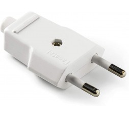 FAMATEL - CLAVIJA LATON BLANCA TT - 4 MM 10A 250V