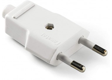 FAMATEL - CLAVIJA LATON BLANCA TT - 4 MM 10A 250V