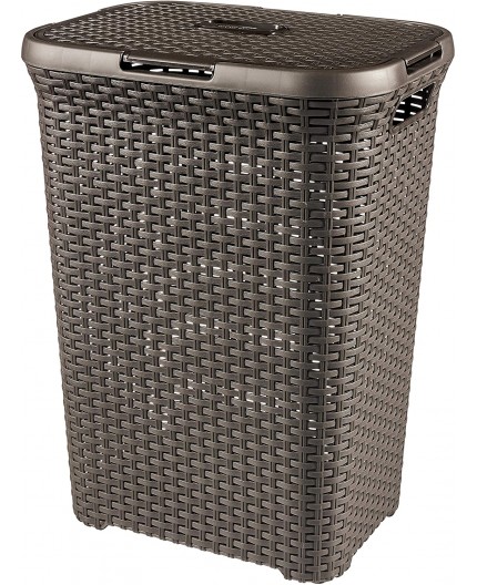 curver-cesto-de-ropa-con-tapa-configurable-natural-style-chocolate-60-l