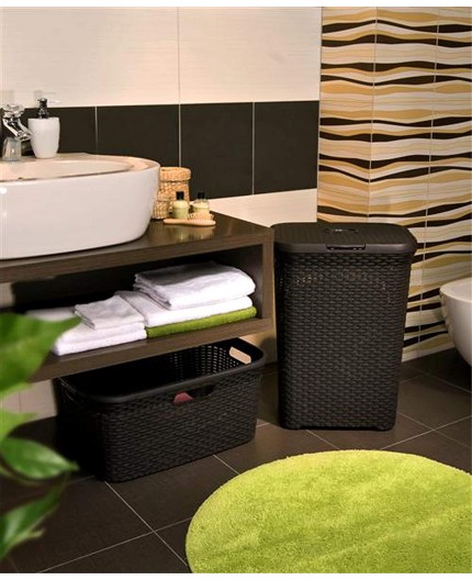 curver-cesto-de-ropa-con-tapa-configurable-natural-style-chocolate-60-l