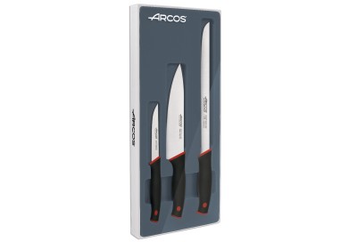 arcos-set-jamonero-duo-negro-y-rojo-de-acero-inoxdiable-3-piezas-