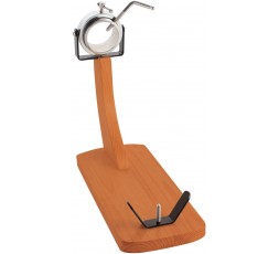 quid-soporte-jamonero-con-codo-de-metal-giratorio-base-madera