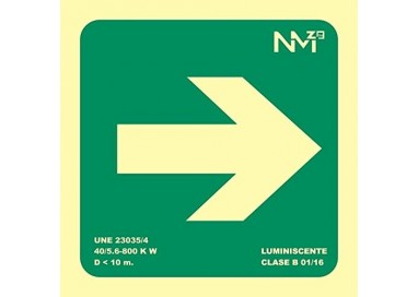 senal-luminiscente-flecha-derecha-pvc