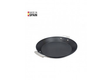 Paellera de aluminio fundido Valira Aire Inducción de 32 cm de diámetro con asas y tapa de vidrio