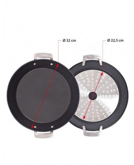 Paellera Valira Aire Inducción 32cm | Ferretería Torres