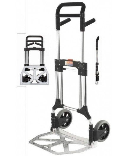 Perfil del carro de transporte Carrivan S-200 superplegable profesional.