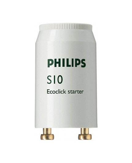 Cebador Philips S10 Ecoclick 4-65W | Para Tubos Fluorescentes