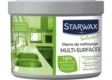 Starwax - Piedra Blanca Multiusos 100% Natural | Limpia y pule.