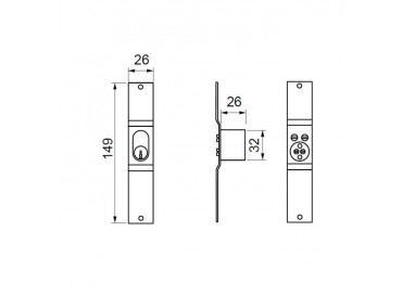 FERPASA Cerradura Reja Extensible 13129 | Seguridad y Resistencia
