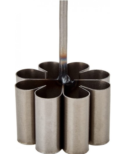 Molde Metálico para Flores 60 x 41 mm – Mango de Madera