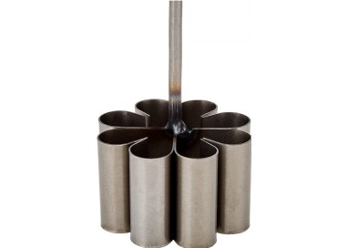 Molde Metálico para Flores 60 x 41 mm – Mango de Madera