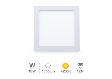 gsc-downlight-superficie-led-cuadrado-blanco-18w-4200k
