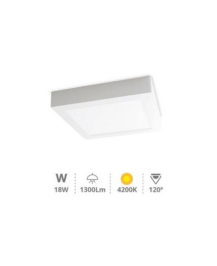 gsc-downlight-superficie-led-cuadrado-blanco-18w-4200k