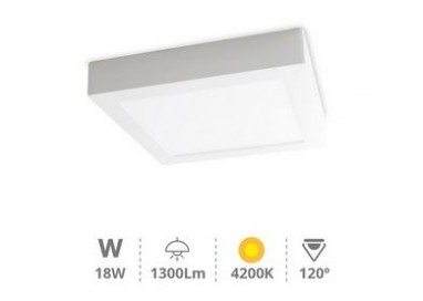 gsc-downlight-superficie-led-cuadrado-blanco-18w-4200k