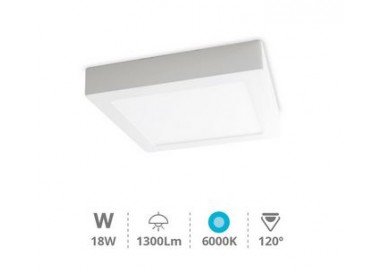 gsc-downlight-superficie-led-cuadrado-blanco-18w-6000k