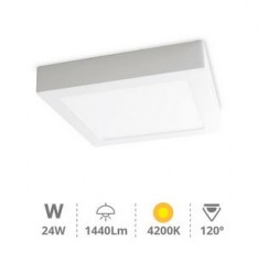 gsc-downlight-superficie-led-cuadrado-blanco-24w-4200k 2