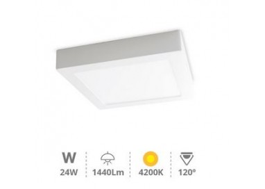 gsc-downlight-superficie-led-cuadrado-blanco-24w-4200k