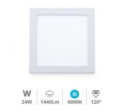 gsc-downlight-superficie-led-cuadrado-blanco-24w-6000k