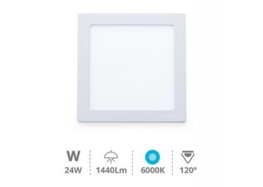 gsc-downlight-superficie-led-cuadrado-blanco-24w-6000k