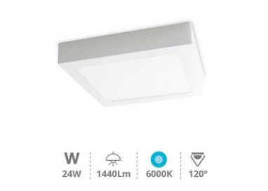 gsc-downlight-superficie-led-cuadrado-blanco-24w-6000k