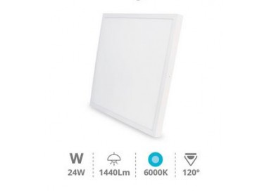 gsc-downlight-superficie-led-cuadrado-blanco-24w-6000k