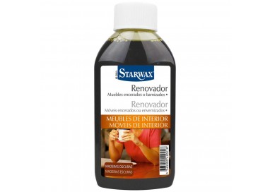 STARWAX - RENOVADOR MUEBLES ENCERADOS O BARNIZADOS 250 ML - MADERAS OSCURAS