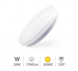 GSC - Plafón Techo Superficie 20W 4200K | 1760 Lúmenes | Iluminación 2