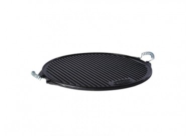 Plancha Hierro Fundido 65 cm | Cara Lisa y Ondulada | Garcima