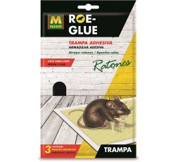 Massó Roe-Glue Trampa Adhesiva Ratones Contiene 3 Unidades