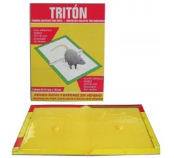 Tritón Trampa Adhesiva Para Ratas Sin Veneno 2 Unidades