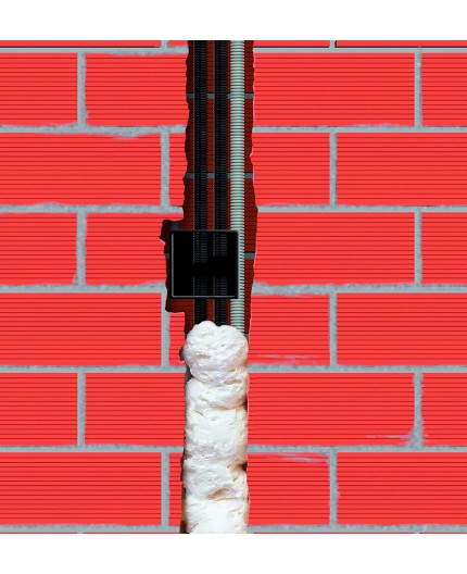 Ilustraciones que muestran el uso de la espuma en carpintería, relleno de juntas y aislamiento de muros.