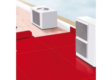 CEYS - AGUASTOP CAUCHO FIBRAS COLOR ROJO - 5 KG