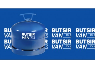BUTSIR Bombona Gas VAN 2kg - Ideal para Camping Caravana